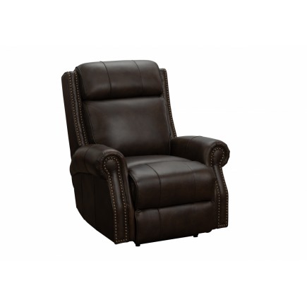 Jaxon leather outlet press back recliner